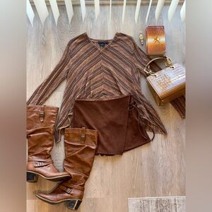 Windsor Suede Mini Skirt